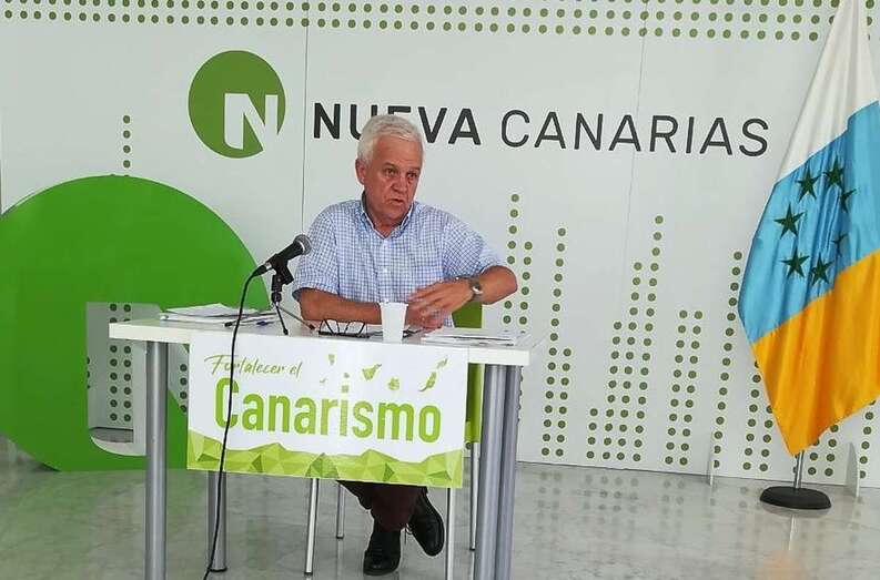 Carmelo Ramírez, hoy en la rueda de prensa/TA.